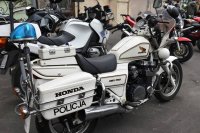 Motocykl policyjny - zabytkowy