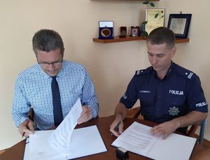 podpisanie porozumienia w sprawie dodatkowych patroli