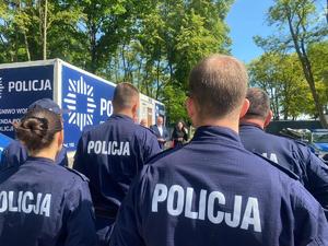 kolorowe zdjęcia- otwarcie posterunku oraz nieetatowego sezonowego ogniwa wodnego.