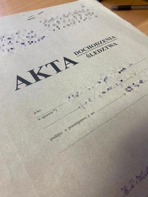 zdjęcie: akta sprawy