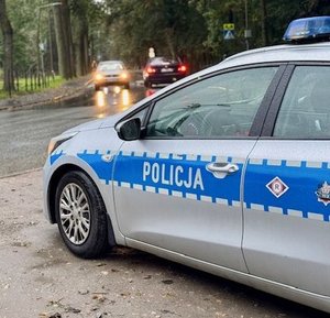 kolorowa grafika radiowóz