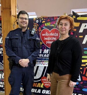 spotkanie dzielnicowego z wolontariuszami