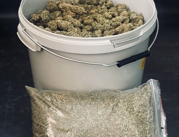 susz w wiaderku i woreczku