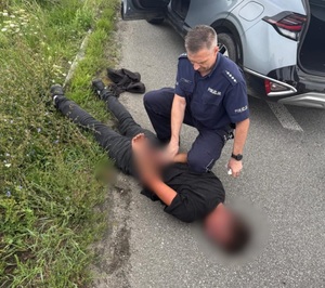 zdjęcie: mężczyzna zatrzymany przez brzeskich policjantów