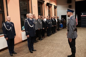 Zdjęcie kolorowe przedstawiające obchody Święta Policji w Strzelcach Opolskich.