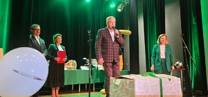 Zdjęcie kolorowe przedstawiające wydarzenie profilaktyczne &quot;Na zielonym świetle&quot;
