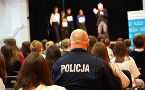 Zdjęcie przedstawia kulisy castingu programu "Przyszłość a Ty"