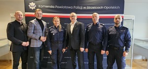 zdjęcie: odprawa roczna strzeleckich policjantów