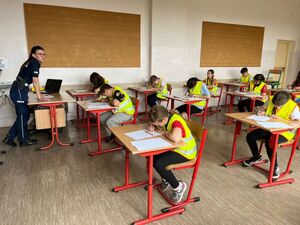 Zdjęcia przedstawiają turniej Bezpieczeństwa Ruchu Drogowego.