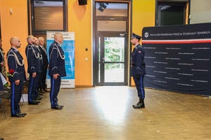 Zdjęcia przestawiają Powiatowe Obchody Święta Policji w Strzelcach Opolskich.