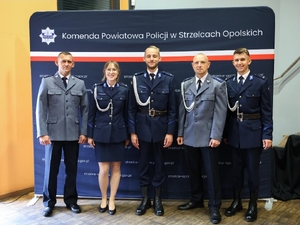 Zdjęcia przestawiają Powiatowe Obchody Święta Policji w Strzelcach Opolskich.