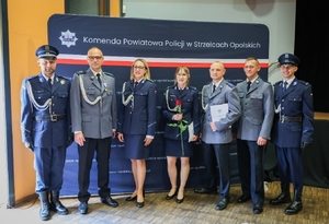 Zdjęcia przestawiają Powiatowe Obchody Święta Policji w Strzelcach Opolskich.