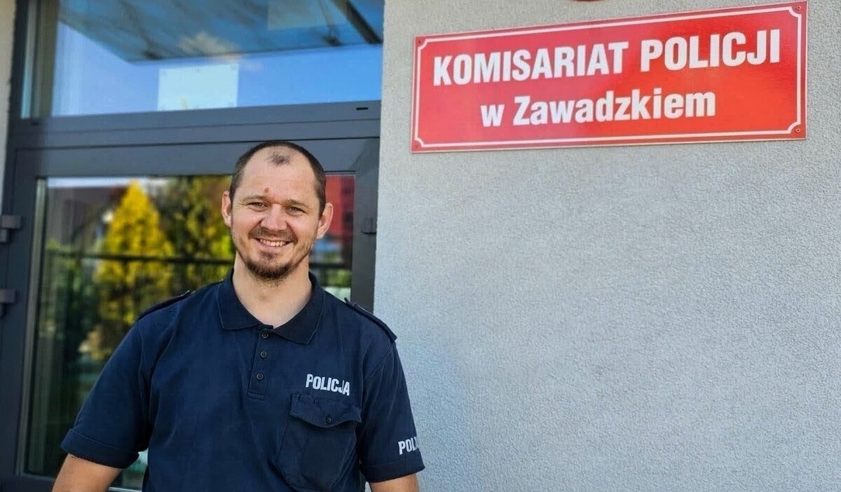 „Po prostu ocalił ludzie życie” - wyjątkowe podziękowania dla policjanta z Komisariatu Policji w Zawadzkiem