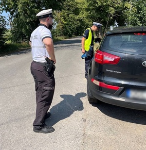 zdjęcie: policjanci z Czech i Głubczyc