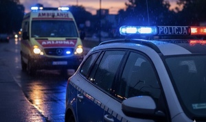 zdjęcie: karetka i radiowóz