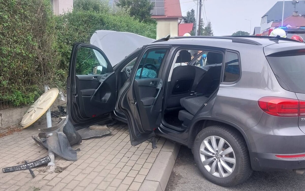 auto uczestniczące w wypadku
