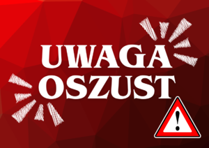 zdjęcie kolorowe - uwaga oszust