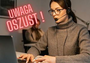 wizerunek kobiety pracującej w call center