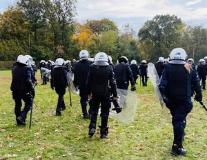 funkcjonariusze podczas szkolenia