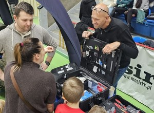 stoiska promocyjne na spotkaniu mikołajkowym