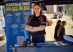 policjanci w trakcie XI biegu o zdrowie