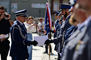 Uroczysty apel z okazji Powiatowych obchodów Świeta Policji