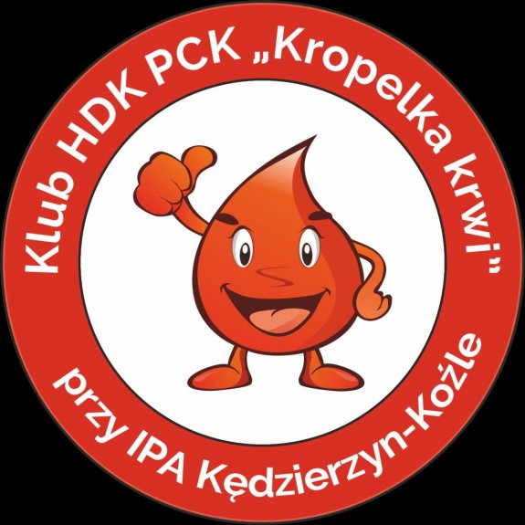 Logo Klubu HDK PCK &quot;Kropelka krwi&quot;