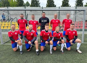 Reprezentacja KMP w Opolu w trakcie turnieju