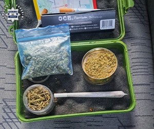 zabezpieczone przy mężczyźnie substancje odurzające