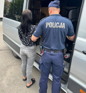 zdjęcie: kobieta zatrzymana przez namysłowskich polcjantów