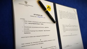 Zdjęcie: uroczystość z okazji podpisania listu intencyjnego.