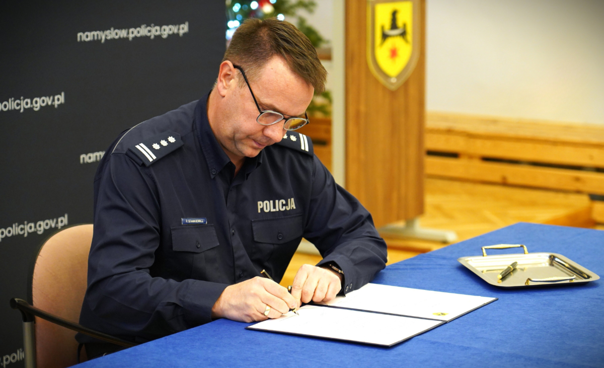 Podpisanie listu intencyjnego o budowie nowej komendy