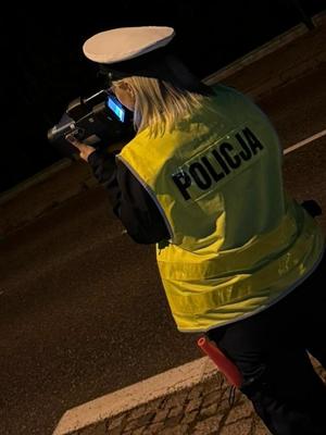 policjantka z radarem