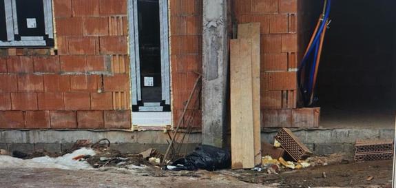 domek w budowie gdzie dokonano kradzieży