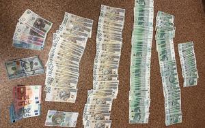 zabezpieczona gotówka na miejscu