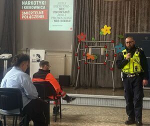 policjant na przelekcji
