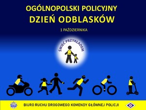 grafika ogólnopolski policyjny dzień odblasków