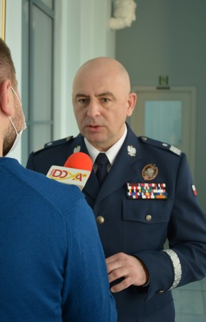 komendant wojewódzki policji w Opolu nadinsp. Rafał Kochańczyk