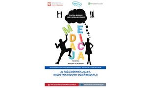 plakat - 20 października międzynarodowy dzień mediacji