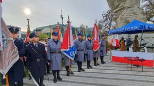 policja podczas obchodów Narodowego Święta Niepodległości