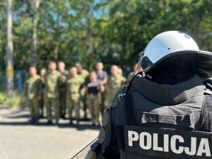 ćwiczenia policji i straży granicznej