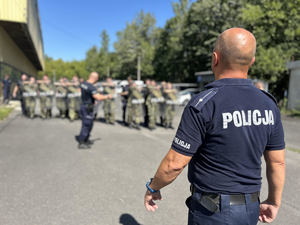 ćwiczenia policji i straży granicznej