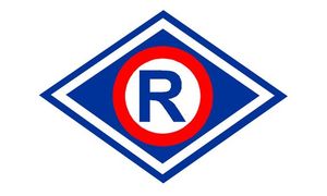 zdjęcie kolorowe: logo wydziału ruchu drogowego