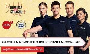 zdjęcie kolorowe: plakat zachęcający do głosowania w konkursie #SuperDzielnicowy 2025!
