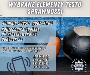 grafika z opisem danych dotyczących elementów testu sprawnościowego