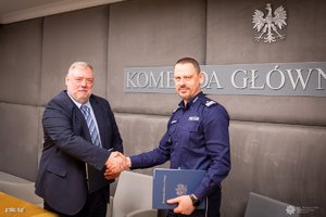 zdjęcie kolorowe: Komendant Główny Policji a Generalnym Inspektorem Informacji Finansowej