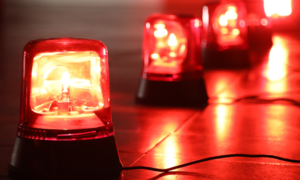 zdjęcie kolorowe: lampy ostrzegawcze