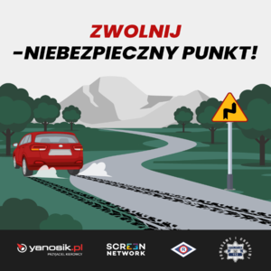 zdjęcie kolorowe: plakat informujący o akcji
