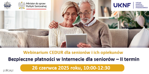 zdjęcie: plakat zachęcający do udziału w webinarium