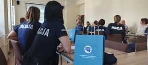 zdjęcie: policjanci podczas szkolenia